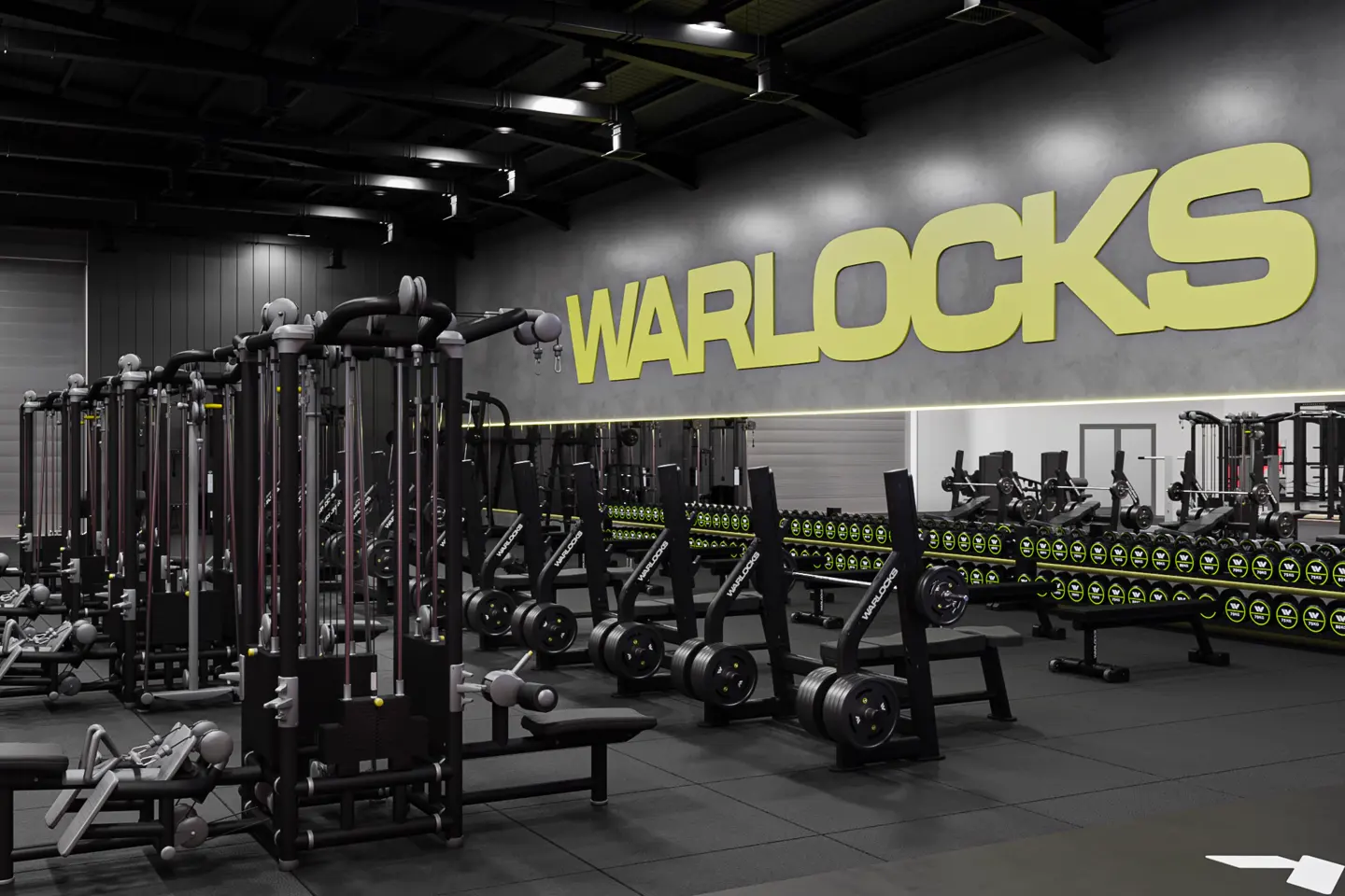 Warlocks Gym members training